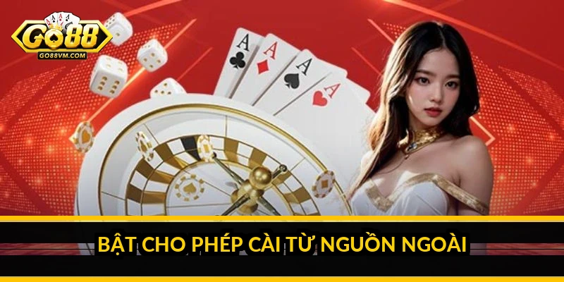 Tải Go88 Android: hướng dẫn cài đặt APK an toàn, đầy đủ Bật cho phép cài từ nguồn ngoài