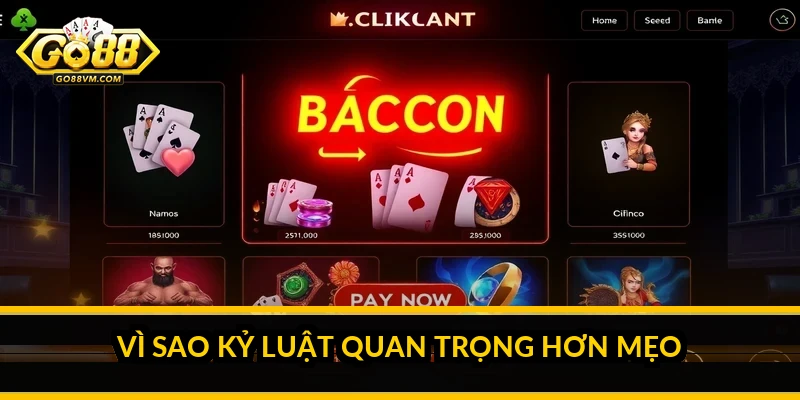 Vì sao kỷ luật quan trọng hơn mẹo