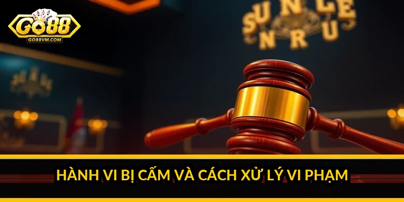 Điều khoản điều kiện Go88: Toàn bộ quy định người chơi cần nắm Hành vi bị cấm và cách xử lý vi phạm